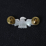 PIN-04 , THUNDERBIRD PIN (K24GOLD ACCENT)  /  K24メタル付サンダーバード ブローチ