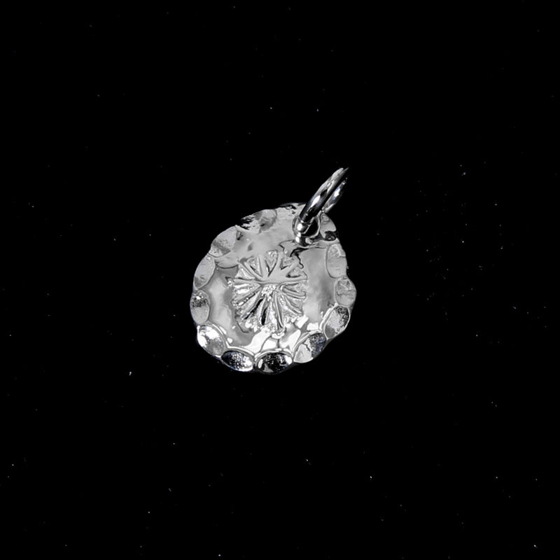 MT-02 , SUN STAMPED PENDANT /  太陽スタンプメタル