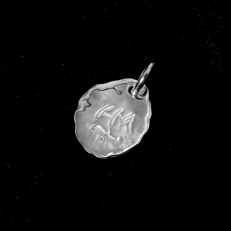MT-02 , SUN STAMPED PENDANT /  太陽スタンプメタル