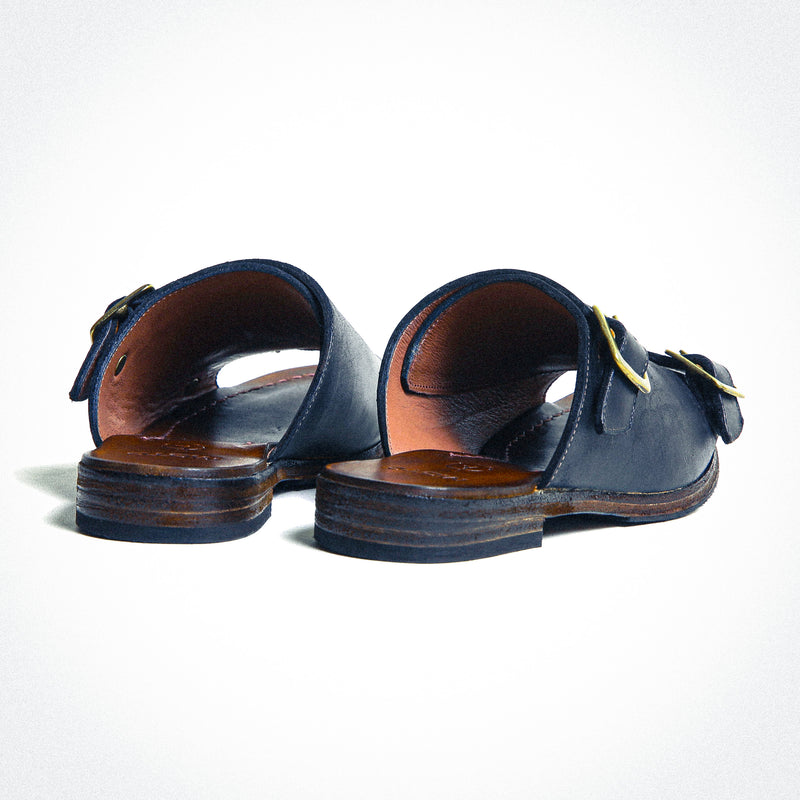 #1650 HORWEEN LATIGO DOUBLE BUCKLE SANDAL  ラティーゴ　ダブルバックルサンダル