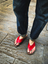 #16394  ITALIAN LEATHER  THONGSANDAL  イタリアンレザートングサンダル