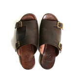 #1650 HORWEEN LATIGO DOUBLE BUCKLE SANDAL  ラティーゴ　ダブルバックルサンダル