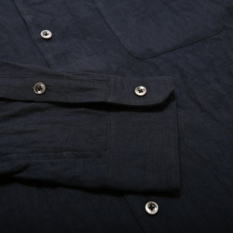 "MOTOR NEW VINTAGE"  FRENCH LINEN SHIRT フレンチリネンシャツ