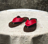 #16394  ITALIAN LEATHER  THONGSANDAL  イタリアンレザートングサンダル