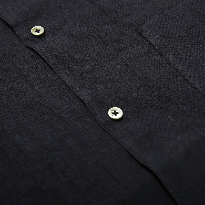 "MOTOR NEW VINTAGE"  FRENCH LINEN SHIRT フレンチリネンシャツ