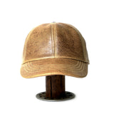 【2023AW COLLECTION】"MOTOR NEW VINTAGE" KUDU LEATHER BASEBALL CAP クーズーレザー ベースボールキャップ