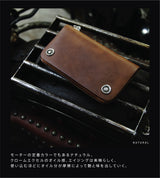"MOTOR NEW VINTAGE" RLW1E ≪NATURAL≫ HORWEEN CHROMEXCEL TRACKER'S WALLET  ホーウィン クロムエクセル トラッカーズウォレット