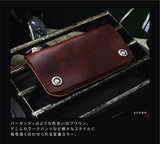 "MOTOR NEW VINTAGE" RLW1E ≪BROWN≫ HORWEEN CHROMEXCEL LEATHER TRACKER'S WALLET  ホーウィン クロムエクセル トラッカーズウォレット