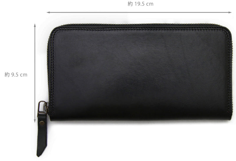 FW1D ≪YELLOW≫ HAND-DYED ZIP LONG WALLET / 手染めジップロングウォレット