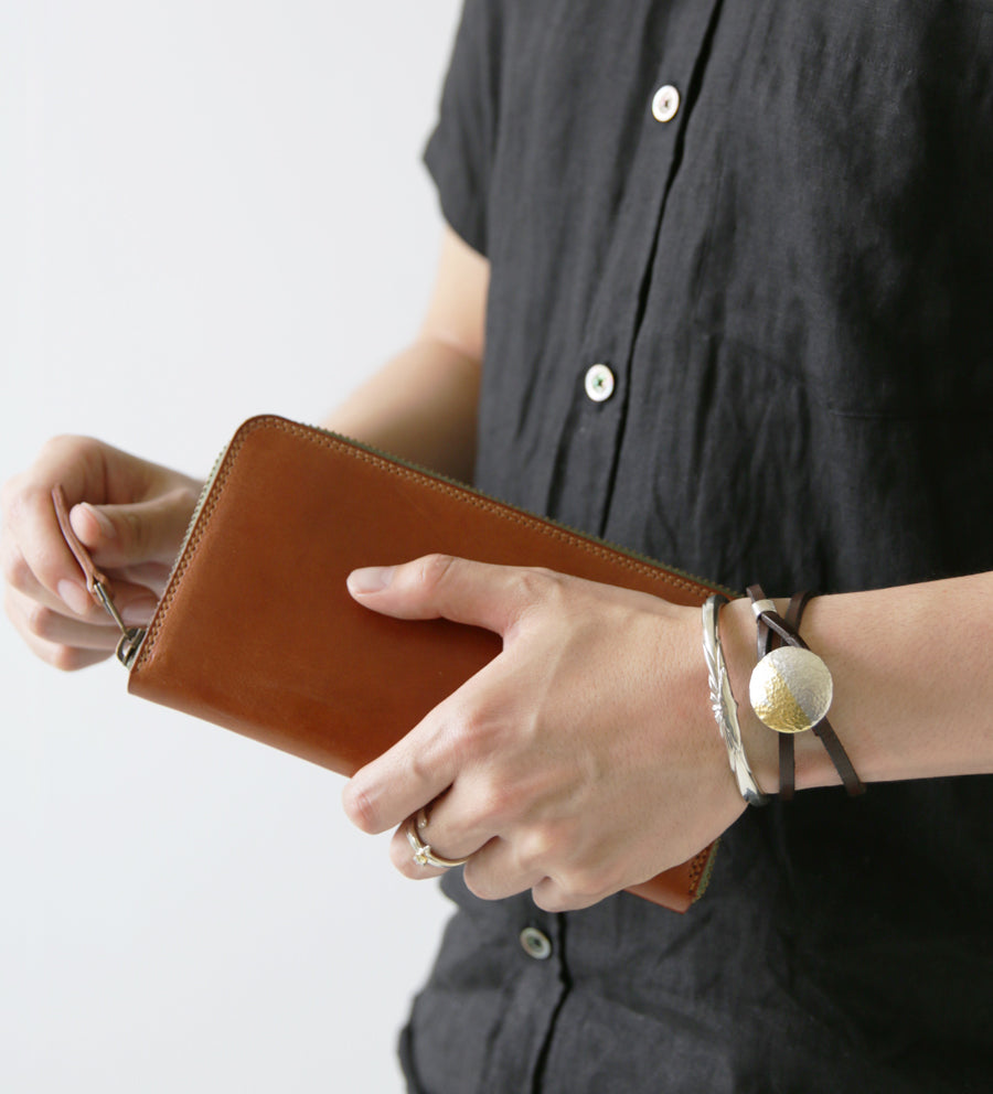 FW1 ≪BROWN≫ ZIP LONG WALLET / ジップロングウォレット – MOTO