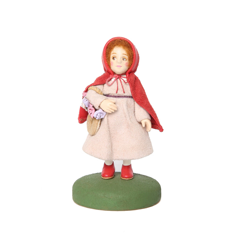 ミュージアムグッズ期間限定発売(発売期間 2月25日〜3月10日) LEATHER DOLL   /  革の人形シリーズ (赤ずきんの少女）