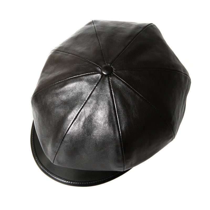【2023AW COLLECTION】"MOTOR NEW VINTAGE" HORSE FRONT LEATHER BIKERS CAP ホースフロントレザー バイカーズキャップ