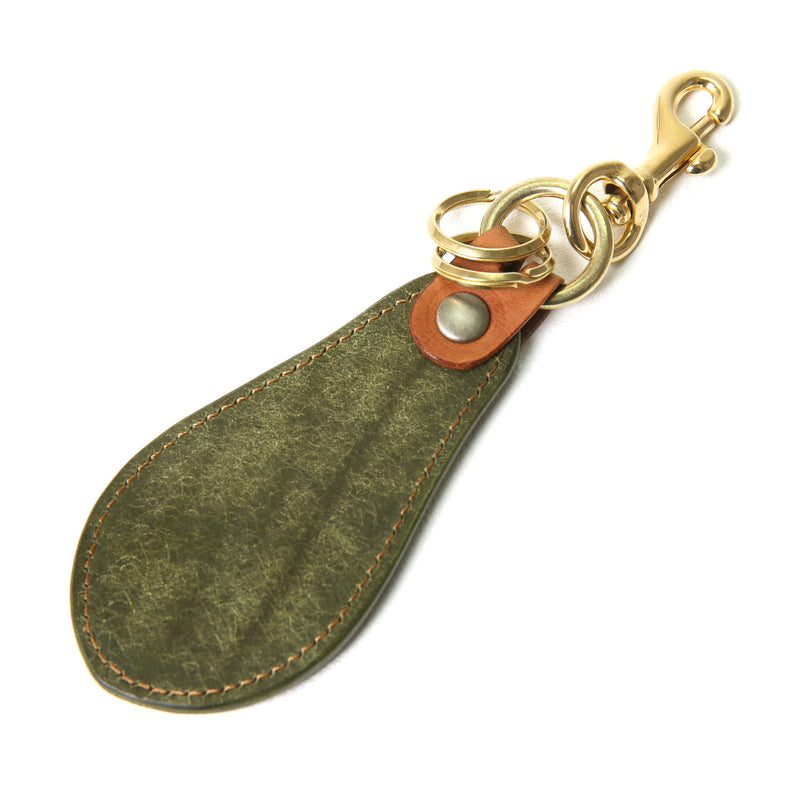 KH10R ≪GREEN≫ SHOEHORN KEY HOLDER / 靴べらキーホルダー