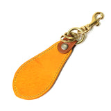 KH10D ≪YELLOW≫ HAND-DYED SHOEHORN KEY HOLDER / ハンドダイ 靴べらキーホルダー