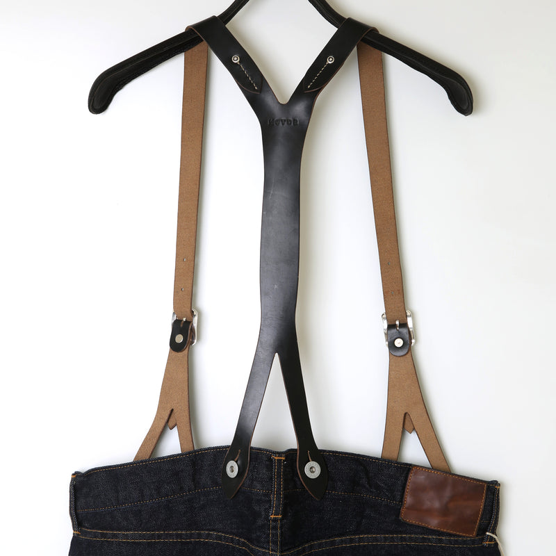 "MOTOR NEW VINTAGE"  HORWEEN CHROMEXCEL LEATHER SUSPENDER ホーウィン クロムエクセルレザー サスペンダー