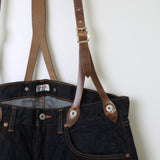 "MOTOR NEW VINTAGE"  HORWEEN CHROMEXCEL LEATHER SUSPENDER ホーウィン クロムエクセルレザー サスペンダー