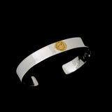 【2023AW COLLECTION】BC-04 FLAT BANGLE (24K GOLD ACCENT)  /  K24イーグルスタンプ付平打ちバングル