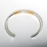 【2023AW COLLECTION】 BT-02D TSUKI TO TAIYO BANGLE(24K GOLD DOUBLE ACCENT)  /  月と太陽 バングル (K24＆999SV)