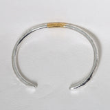 BT-01 TSUKI TO TAIYO BANGLE(24K GOLD ACCENT)  /  月と太陽 バングル (K24＆999SV)