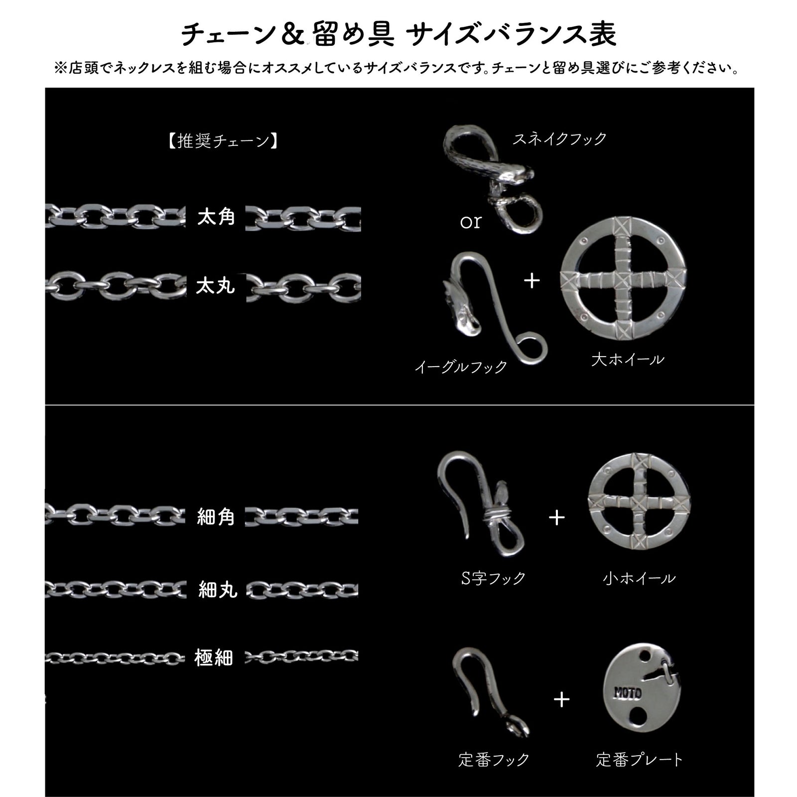 MOTO 細角チェーン　メディスンホイールk18 イーグルフック 楽天市場】18金金メタルホイール細角チェーンネックレス 細丸