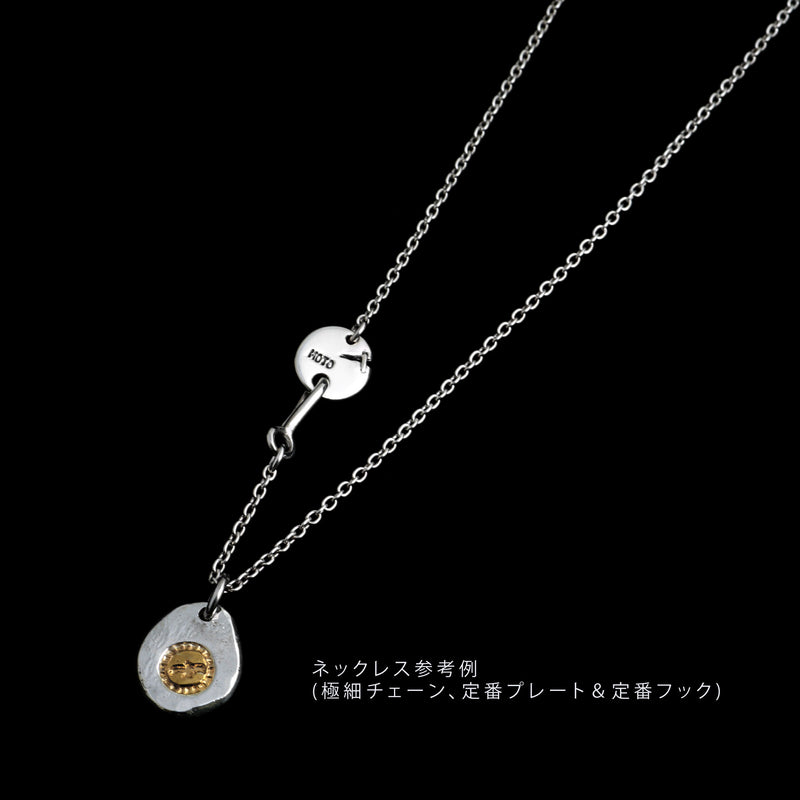 MOTOR MT-03 , EAGLE STAMPED PENDANT "WIND"（K24GOLD ACCENT), LARGE  /  "WIND" イーグルスタンプ トップ (ラージ）