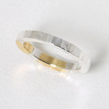 【2023AW COLLECTION】RT-04D TSUKI TO TAIYO RING(24K GOLD ACCENT)  /  月と太陽 リング (K24＆999SV)