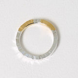 【2023AW COLLECTION】RT-04D TSUKI TO TAIYO RING(24K GOLD ACCENT)  /  月と太陽 リング (K24＆999SV)