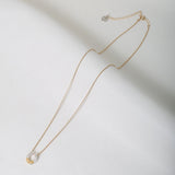 【2023AW COLLECTION】   N-02S TSUKI TO TAIYO NECKLACE (24K GOLD ACCENT)  /  月と太陽 ネックレス (K24＆999SV)