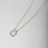 【2023AW COLLECTION】   N-02M TSUKI TO TAIYO NECKLACE (24K GOLD ACCENT)  /  月と太陽 ネックレス (K24＆999SV)