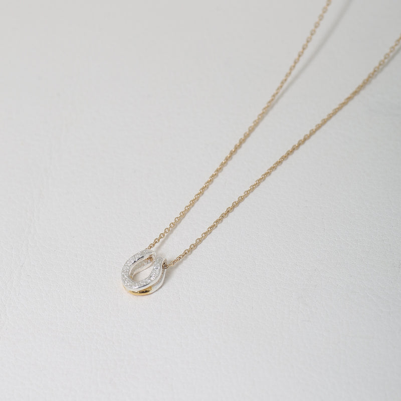 【2023AW COLLECTION】   N-02S TSUKI TO TAIYO NECKLACE (24K GOLD ACCENT)  /  月と太陽 ネックレス (K24＆999SV)