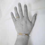 【2023AW COLLECTION】RT-01D TSUKI TO TAIYO RING(24K GOLD ACCENT)  /  月と太陽 リング (K24＆999SV)