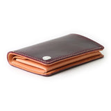 W2D ≪BURGUNDY≫ HAND-DYED MIDDLE WALLET / 手染めミドルウォレット