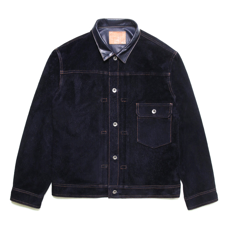 【2024AW COLLECTION】"MOTOR NEW VINTAGE"  WASHABLE HORSE ROUGH OUT JACKET  ウォッシャブルホースラフアウト ジャケット Gジャン