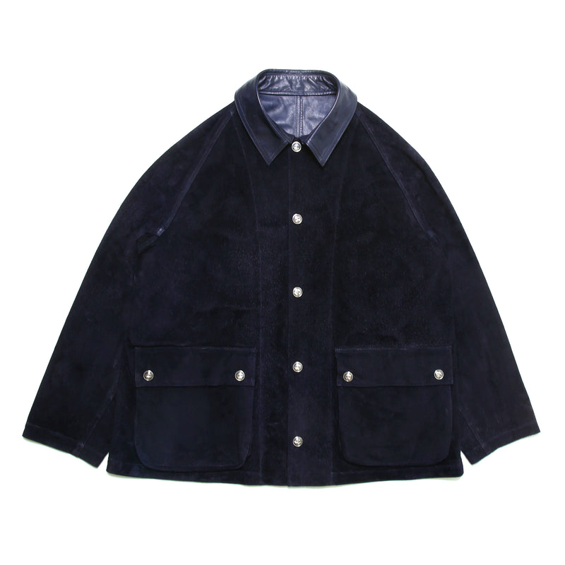 【2023AW COLLECTION】"MOTOR NEW VINTAGE"  WASHABLE HORSE ROUGH OUT HUNTING JACKET  ウォッシャブルホースラフアウト ハンティングジャケット