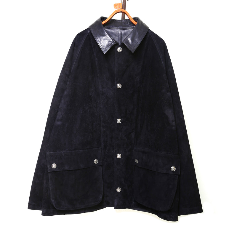 【2023AW COLLECTION】"MOTOR NEW VINTAGE"  WASHABLE HORSE ROUGH OUT HUNTING JACKET  ウォッシャブルホースラフアウト ハンティングジャケット