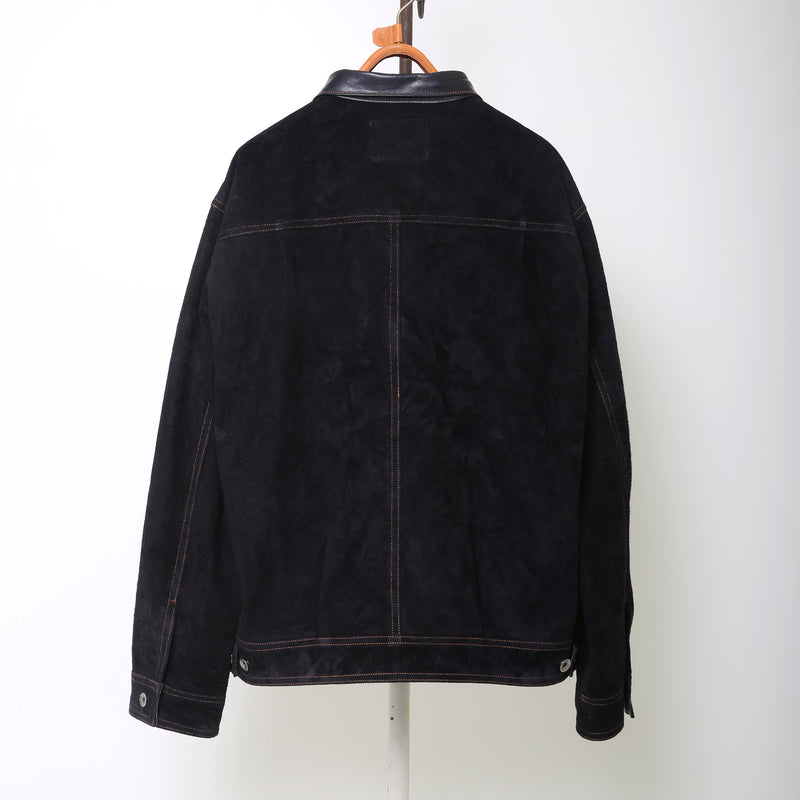 【2024AW COLLECTION】"MOTOR NEW VINTAGE"  WASHABLE HORSE ROUGH OUT JACKET  ウォッシャブルホースラフアウト ジャケット Gジャン