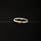 【2023AW COLLECTION】RTN-11 TSUKI TO TAIYO NATIVE STAMP RING (24K GOLD ACCENT)  /  月と太陽　ネイティブスタンプ リング