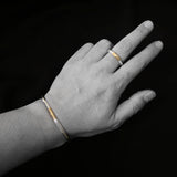 【2023AW COLLECTION】RTN-11 TSUKI TO TAIYO NATIVE STAMP RING (24K GOLD ACCENT)  /  月と太陽　ネイティブスタンプ リング