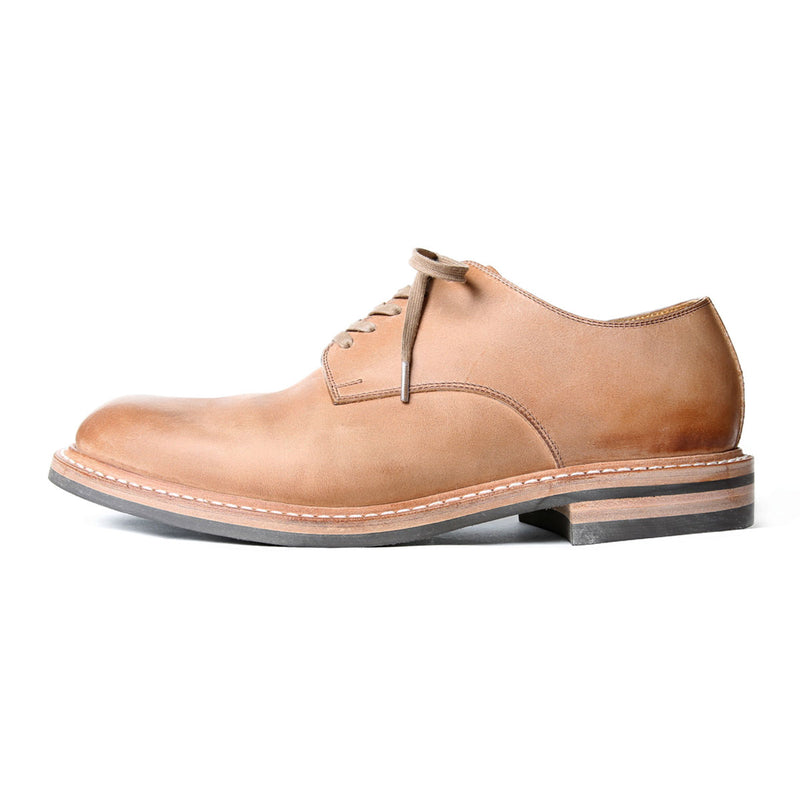 #2121 ≪NATURAL≫ HORWEEN LATIGO PLAIN TOE SHOES ホーウィンラティーゴ プレーントゥシューズ