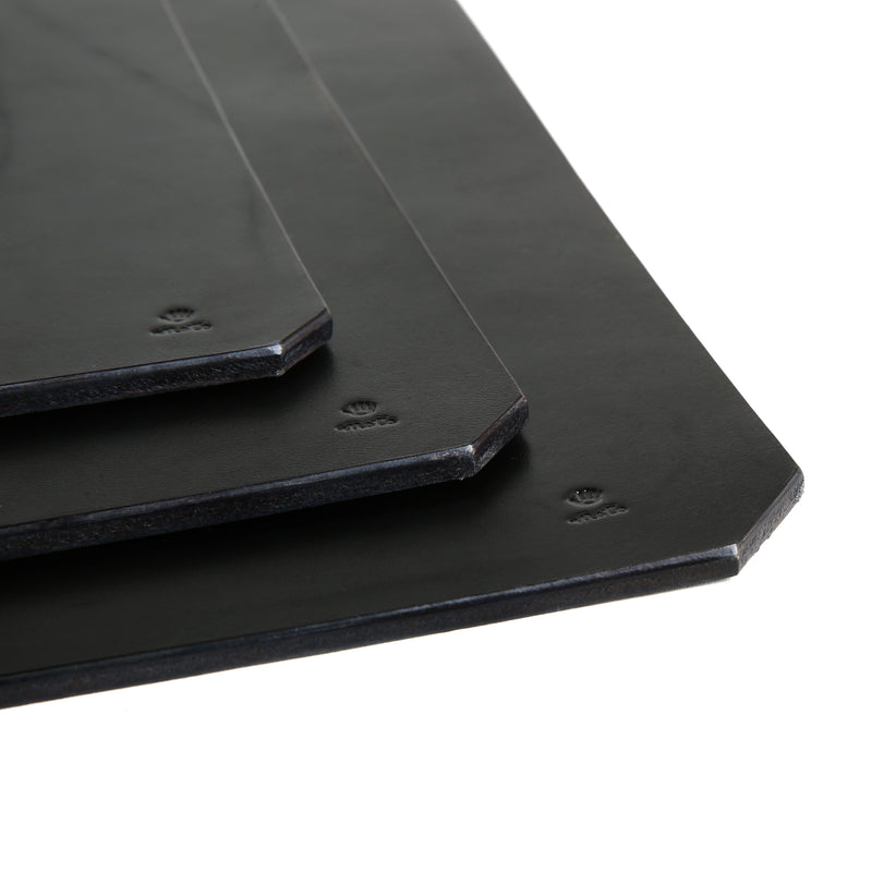 MATT12 BEND LEATHER MAT, BLACK / レザーマット（ブラック）