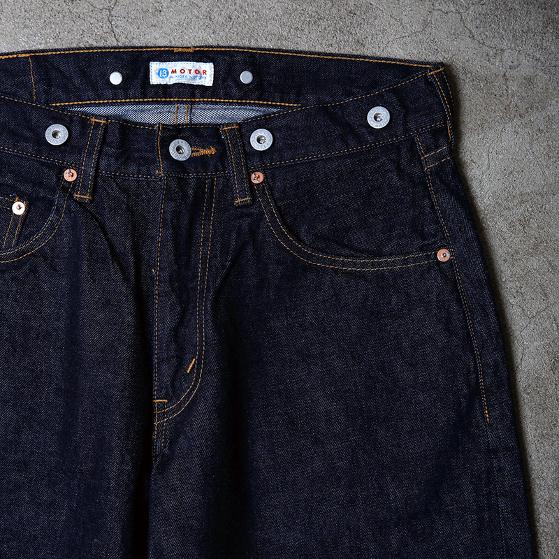 "MOTOR NEW VINTAGE"  OLD BAGGY DENIM TROUSER  バギーデニムトラウザー