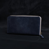【2023スペシャル 】 FW1 ブライドルクロコ×ブライドルレザー ジップロングウォレット