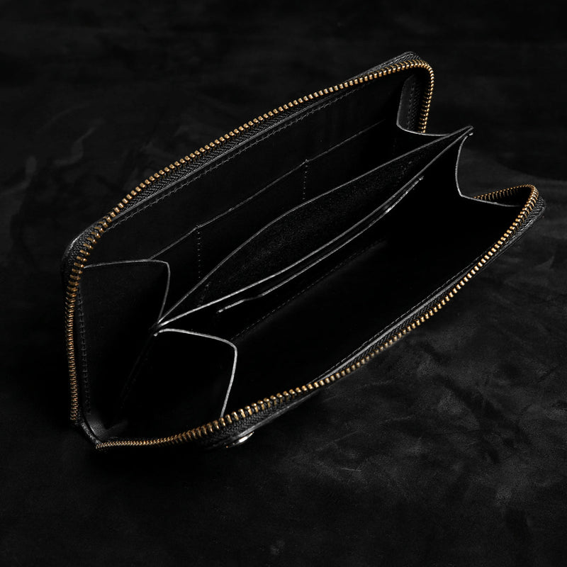 【2023スペシャル 】FW1 オイルエレファント×マットバケッタ ジップロングウォレット