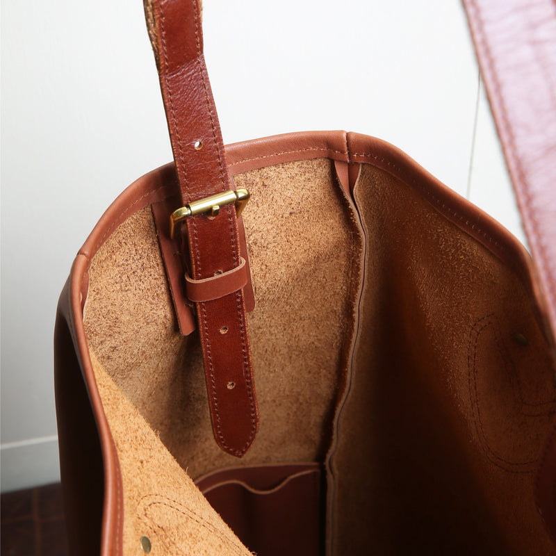 BAG46 OILED COW 2WAY BAG , LARGE / オイルドカウレザー バッグ ラージ