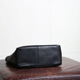 BAG45 ≪BLACK≫ OILED COW 2WAY BAG SMALL / オイルドカウレザー バッグ スモール