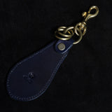 【2025 SPECIAL】KH10 藍染エレファント×ハーマンオーク 靴べらキーホルダー