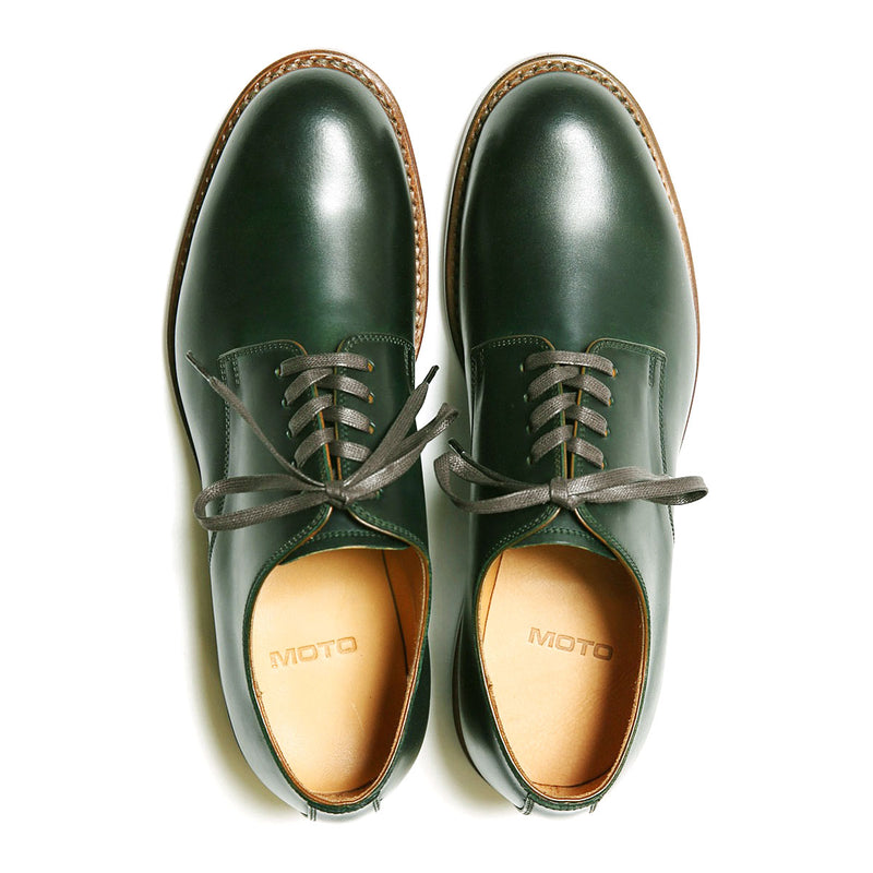 #2100 CORDOVAN PLAIN TOE SHOES  GREEN コードバンプレーントゥシューズ グリーン