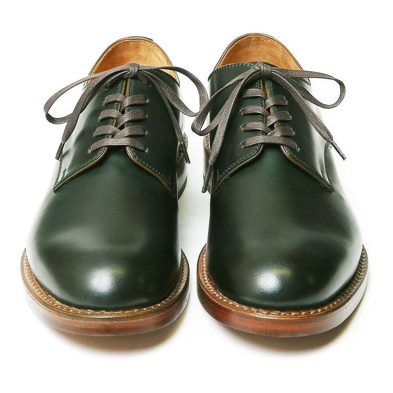 #2100 CORDOVAN PLAIN TOE SHOES  GREEN コードバンプレーントゥシューズ グリーン