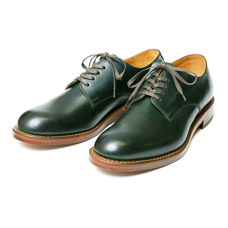 #2100 CORDOVAN PLAIN TOE SHOES  GREEN コードバンプレーントゥシューズ グリーン