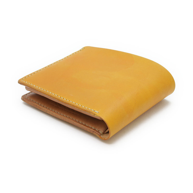 W1D ≪YELLOW≫ HAND-DYED  SHORT WALLET / 手染めショートウォレット